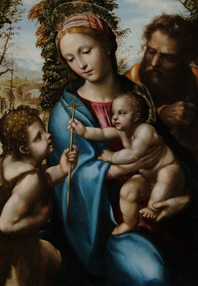 Sainte Famille avec le jeune Saint Jean - Giovanni Antonio Bazzi Sodoma